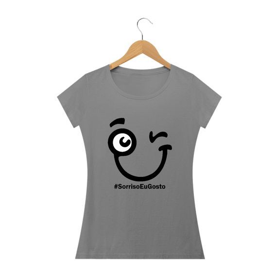 Camiseta Babylook Sorriso Maroto Hashtag