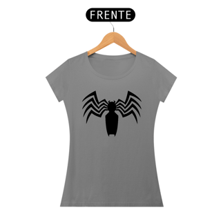 Nome do produto Camiseta Feminina Babylong - Venom (Estampa Preta)