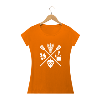 Nome do produto Camiseta Babylook Fórmula Cerveja II (Estampa Branca)
