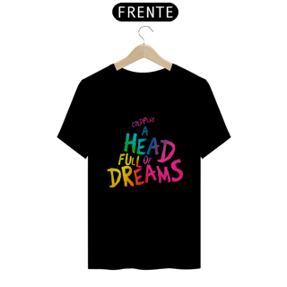 Nome do produto Camiseta Coldplay A Head Full Of Dreams - Lettering