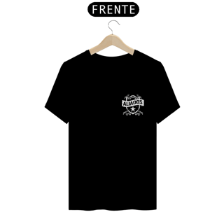 Nome do produto Camiseta Banda Aliados Escudo - Estampa Branca