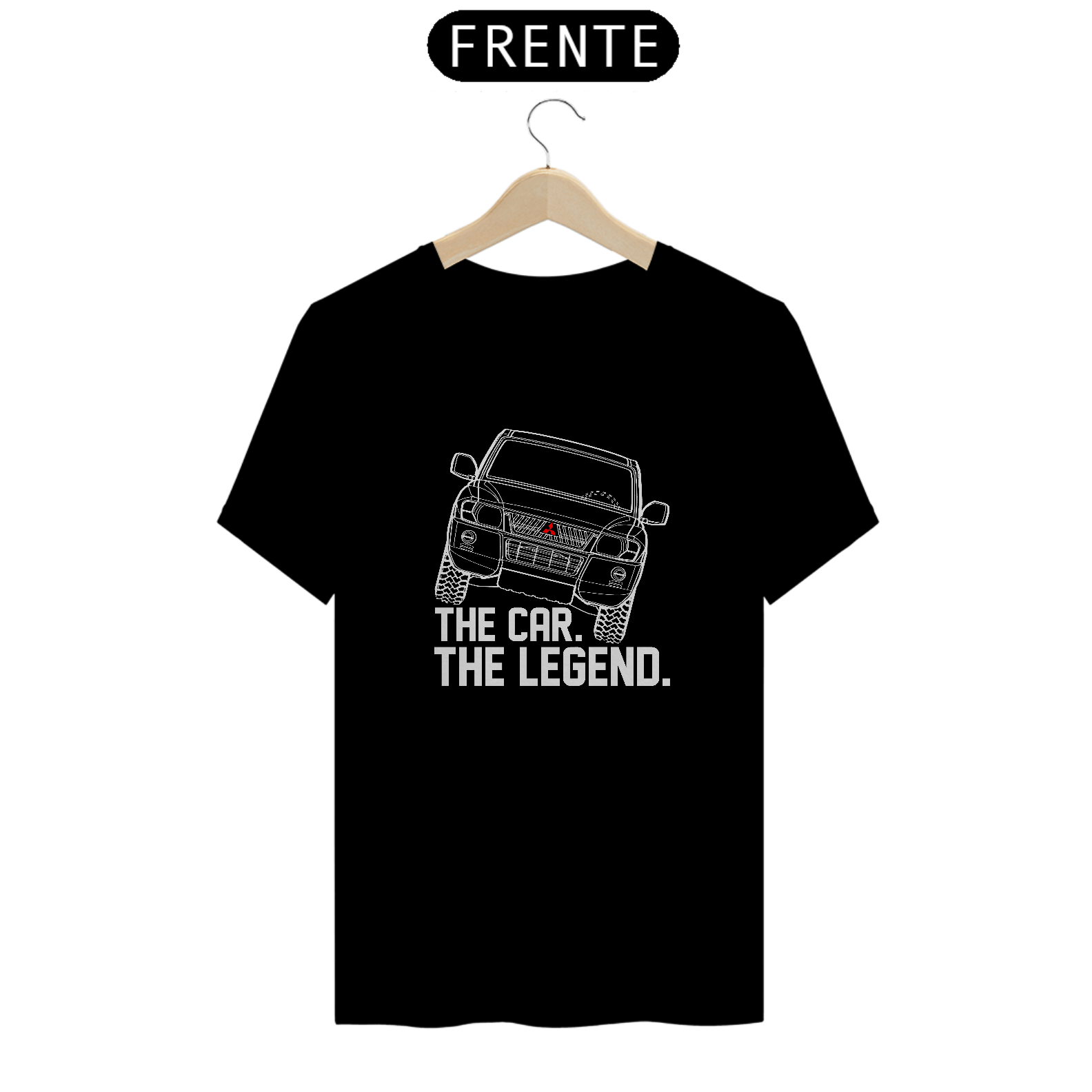 Camiseta Pajero TR4 - The Car, The Legend (Estampa Clara)