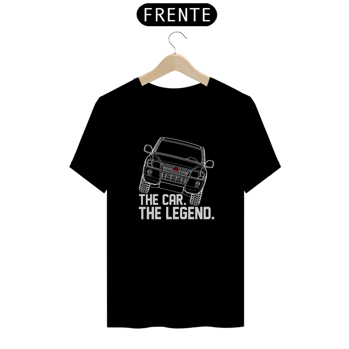 Nome do produto: Camiseta Pajero TR4 - The Car, The Legend (Estampa Clara)