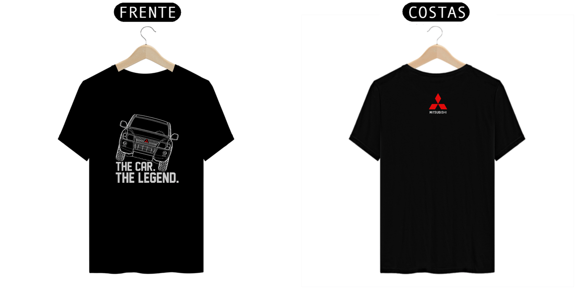 Nome do produto: Camiseta Pajero TR4 The Car The Legend Mitsubishi (Estampa Clara)