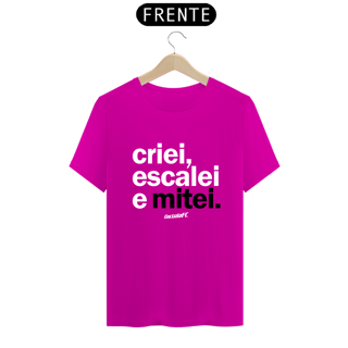 Nome do produto Camiseta Cartola FC Criei, Escalei, Mitei I