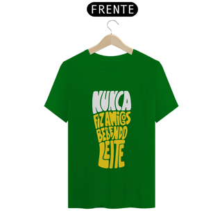 Nome do produto Camiseta Nunca Fiz Amigos bebendo Leite - Camisetas de Boteco