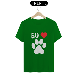 Nome do produto Camiseta Eu Amo Pet