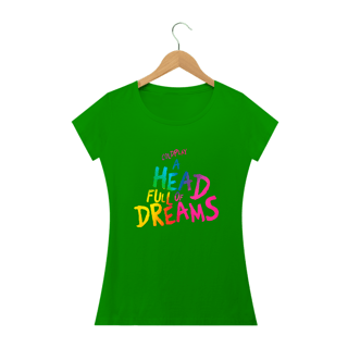 Nome do produto Camiseta Babylook Coldplay A Head Full Of Dreams - Lettering