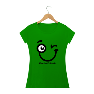 Nome do produto Camiseta Babylook Sorriso Maroto Hashtag