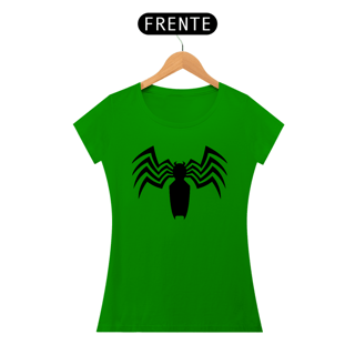 Nome do produto Camiseta Feminina Babylong - Venom (Estampa Preta)