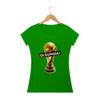 Nome do produto Camiseta Babylook Oi Sumida - Brasil na Copa