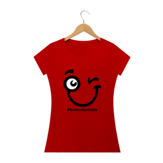 Nome do produto Camiseta Babylook Sorriso Maroto Hashtag