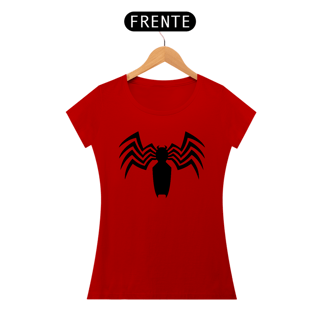 Nome do produto Camiseta Feminina Babylong - Venom (Estampa Preta)