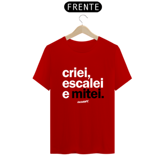 Nome do produto Camiseta Cartola FC Criei, Escalei, Mitei I
