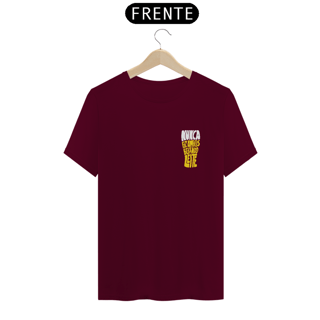 Nome do produto Camiseta de Boteco - Copo Nunca Fiz Amigos Bebendo Leite