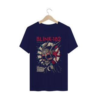 Nome do produto Camisa Blink-182 - Kansas 2017 - Coelho Caveira