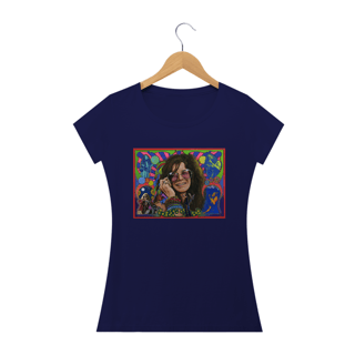 Nome do produto Camisa Janis Joplin -  Hippie - Baby Long