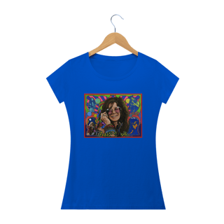 Nome do produto Camisa Janis Joplin -  Hippie - Baby Long