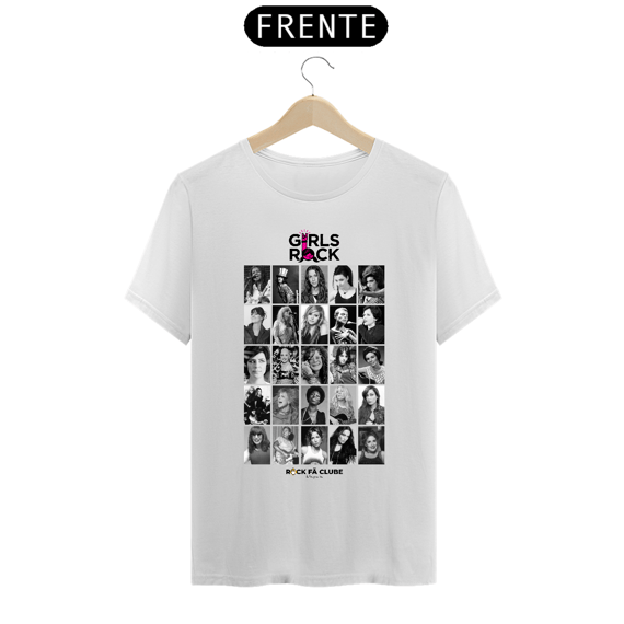 Camisa Mulheres do Rock - branca - prime