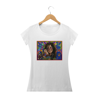 Nome do produto Camisa Janis Joplin -  Hippie - Baby Long