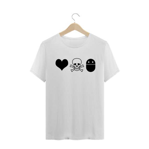 Camisa Love Death + Robots