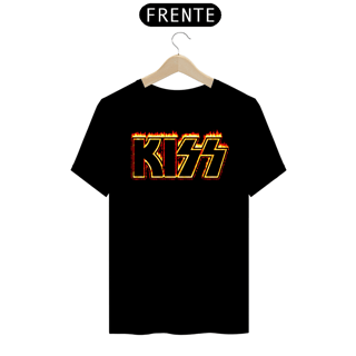 Camisa Kiss - Fire Logo