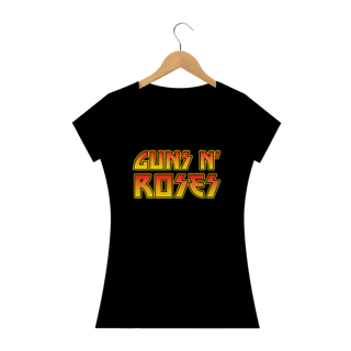 Nome do produto Camisa Guns N' Roses - Baby Look - Kiss