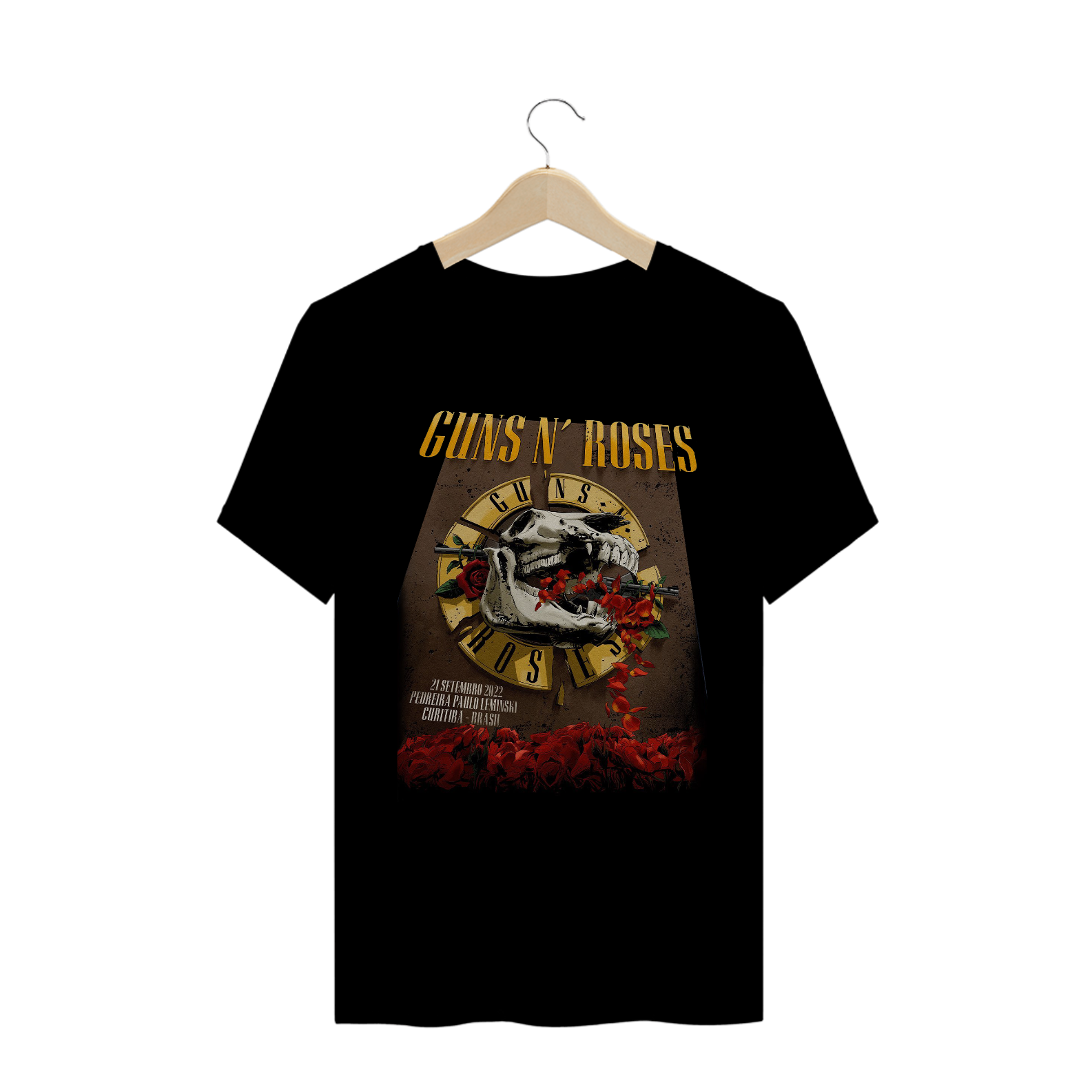 Camisa Guns N' Roses - Curitiba 2022