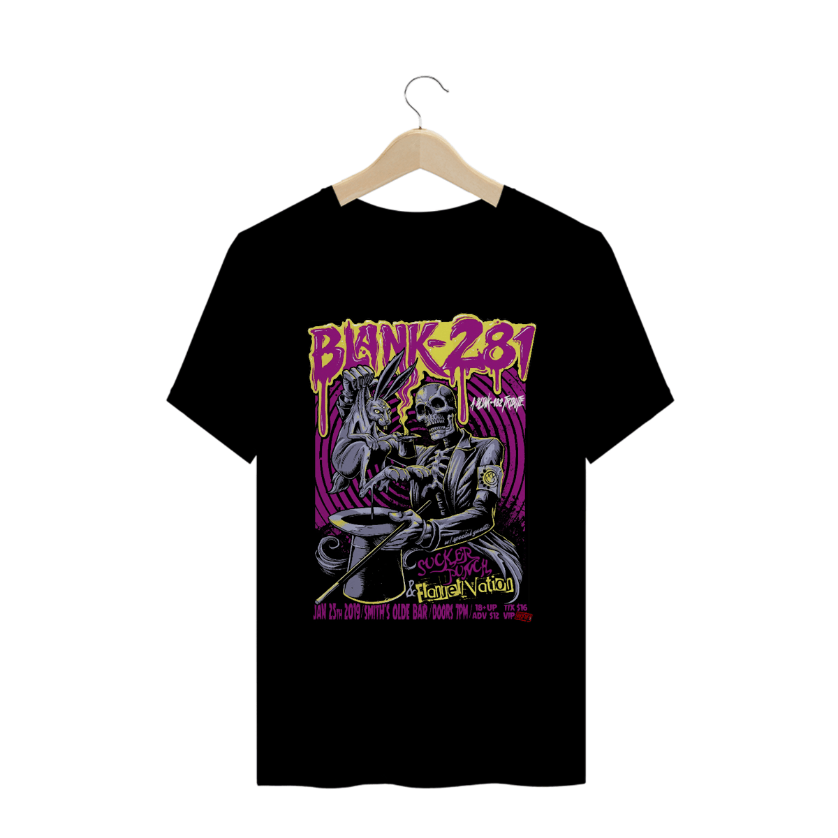 Nome do produto: Camisa Blank-182 - Blink-182 tribute