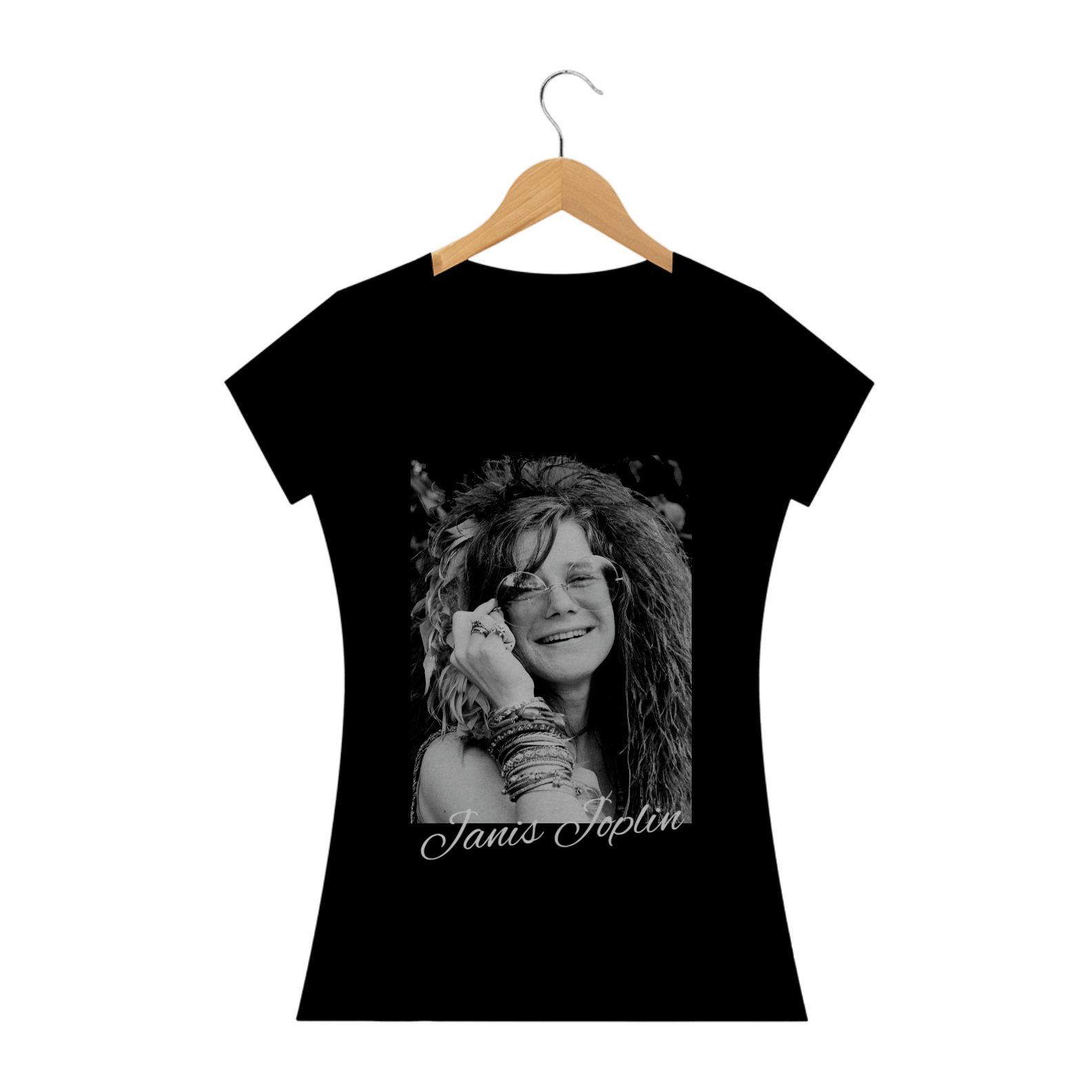 Camisa Janis Joplin - Baby Long