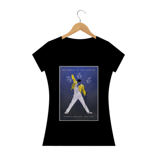 Nome do produto Camisa Queen - Who Wants To Live Forever - Baby Long