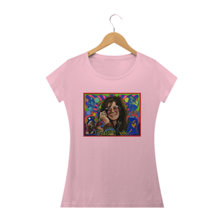 Camisa Janis Joplin -  Hippie - Baby Long