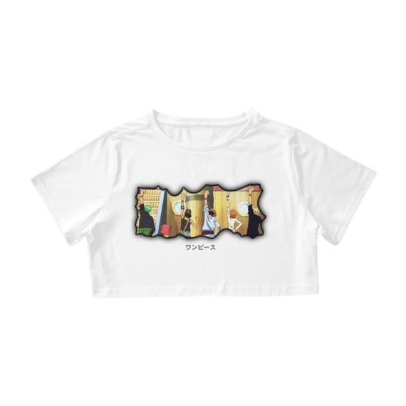 Cropped One Piece - Companheiros (brilho escuro)