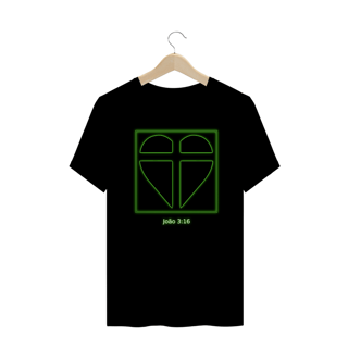 Nome do produto T-shirt Gospel - coração cruz