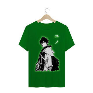 Nome do produto T-shirt Black clover - Yuno (fonte clara)