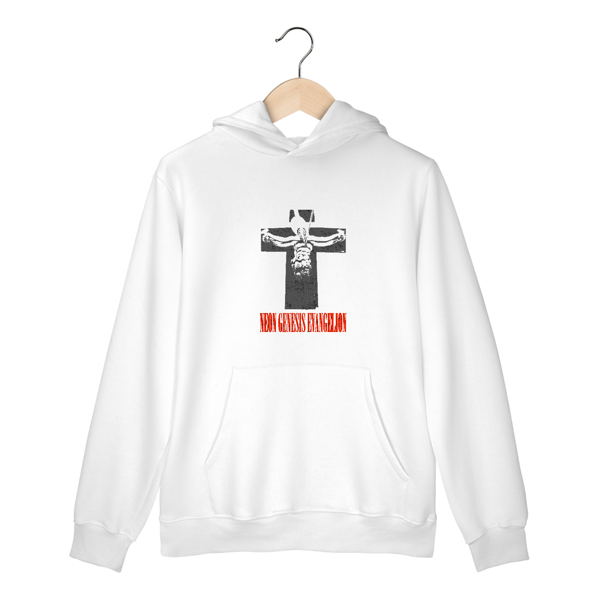Nome do produto: Moletom Canguru Neon Genesis Evangelion Cross Mind The Gap Co.