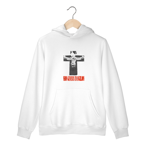 Moletom Canguru Neon Genesis Evangelion Cross Mind The Gap Co.