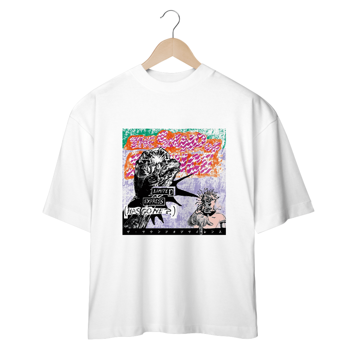 Nome do produto: Camiseta Oversized Limited Express (Has Gone?) Mind The Gap Co.