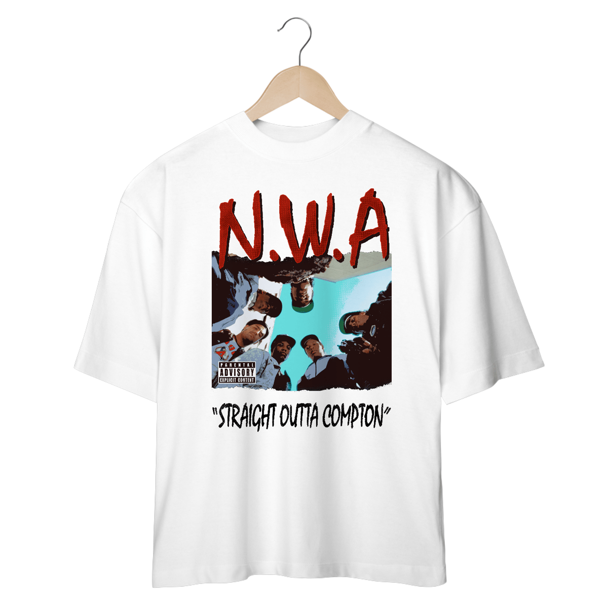 Nome do produto: Camiseta Oversized N.W.A SOC Mind The Gap Co.