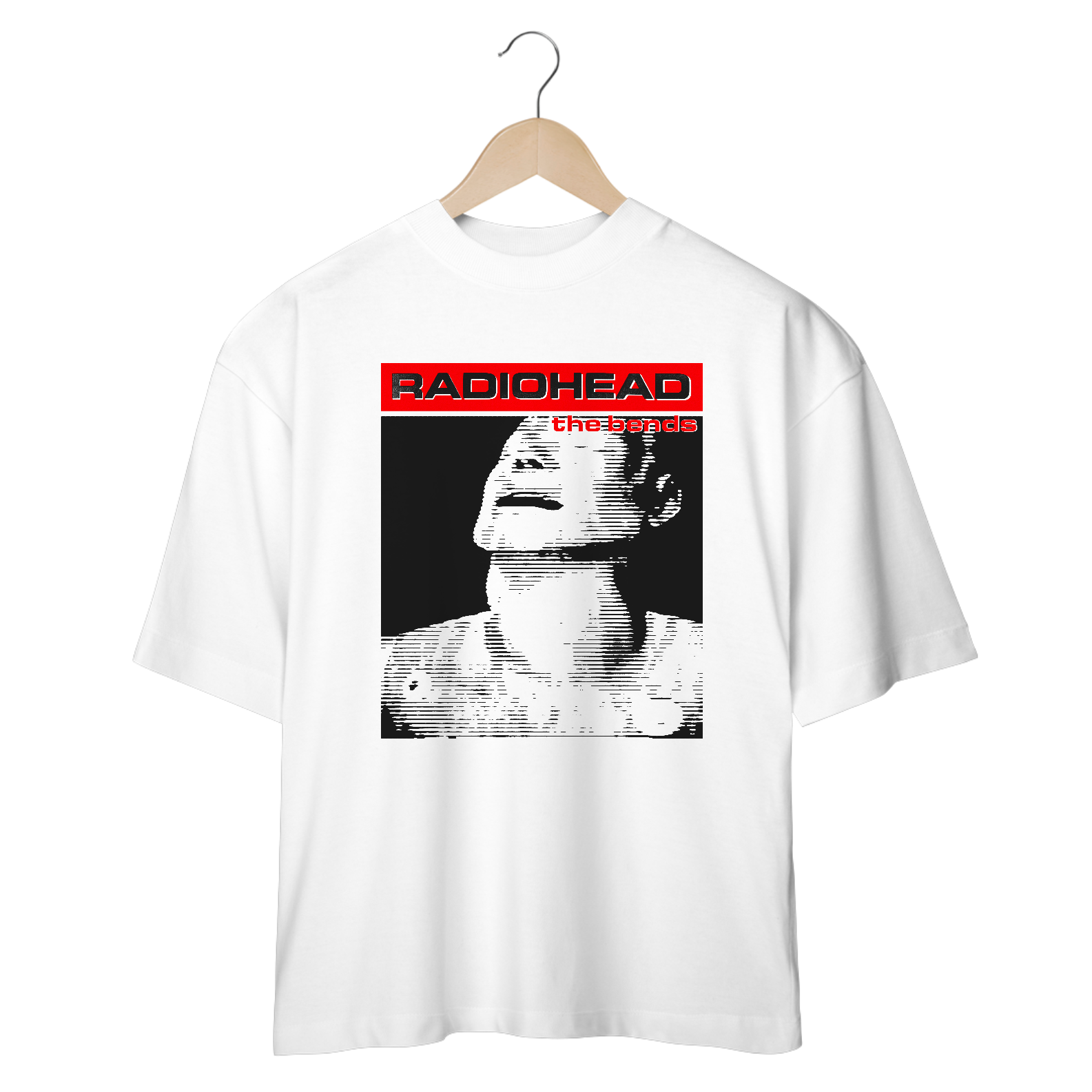 Camiseta Oversized Radiohead The Bends 5 Mind The Gap Co.