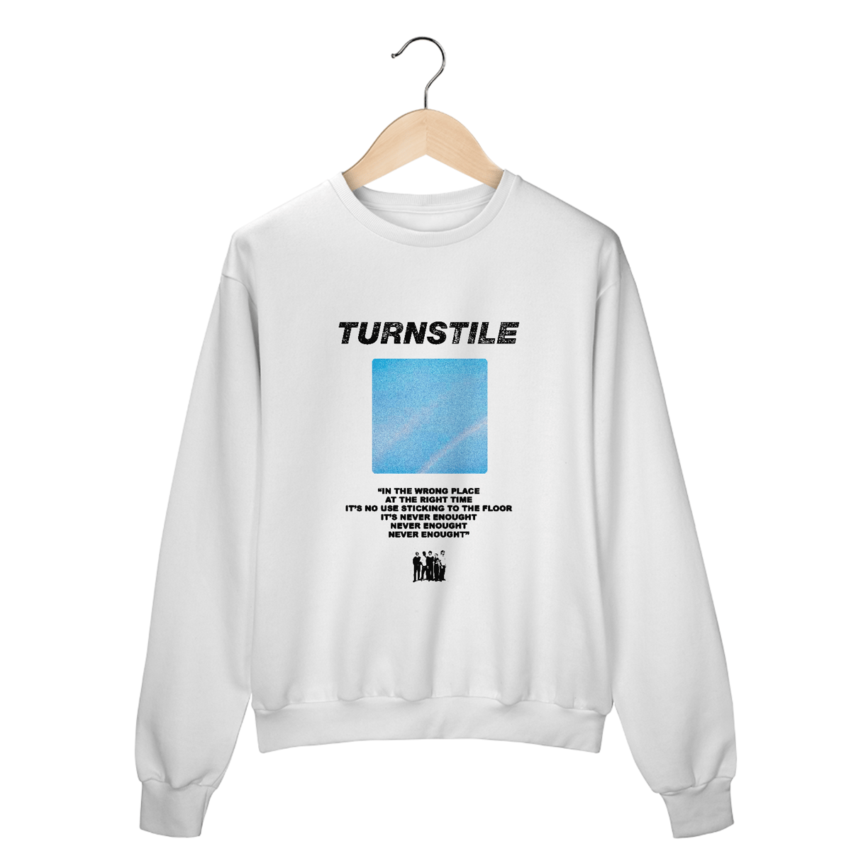Nome do produto: Moletom Turnstile Never Mind The Gap Co.