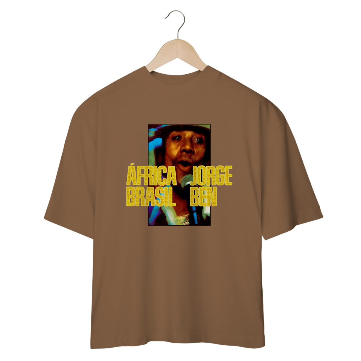 Nome do produto: Camiseta Oversized Jorge Ben África Mind The Gap Co.