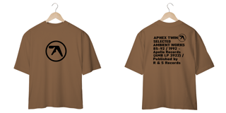 Nome do produtoCamiseta Oversized Aphex Twin Selected Mind The Gap Co.