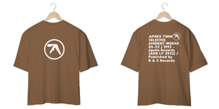 Nome do produtoCamiseta Oversized Aphex Twin Selected Mind The Gap Co.