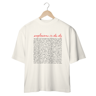 Nome do produtoCamiseta Oversized Explosions in The Sky Earth Mind The Gap Co.