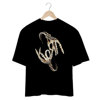 Camiseta Oversized Korn Skull Mind The Gap Co.