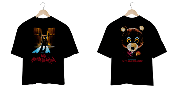 Camiseta Oversized Kanye West vulgo 
