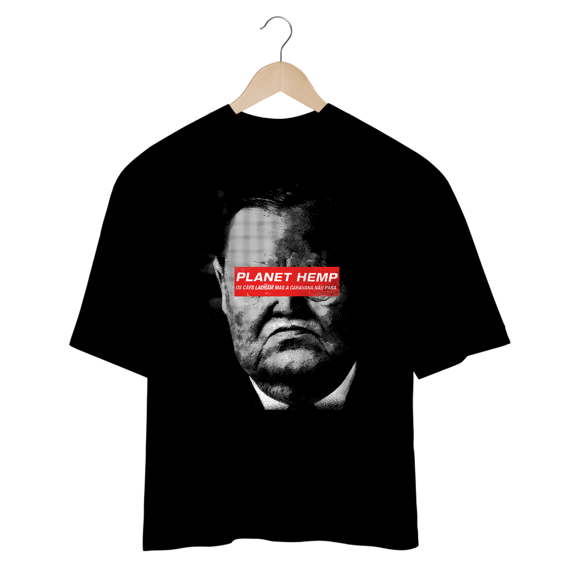 Camiseta Oversized Planet Hemp Caravana Mind The Gap Co.