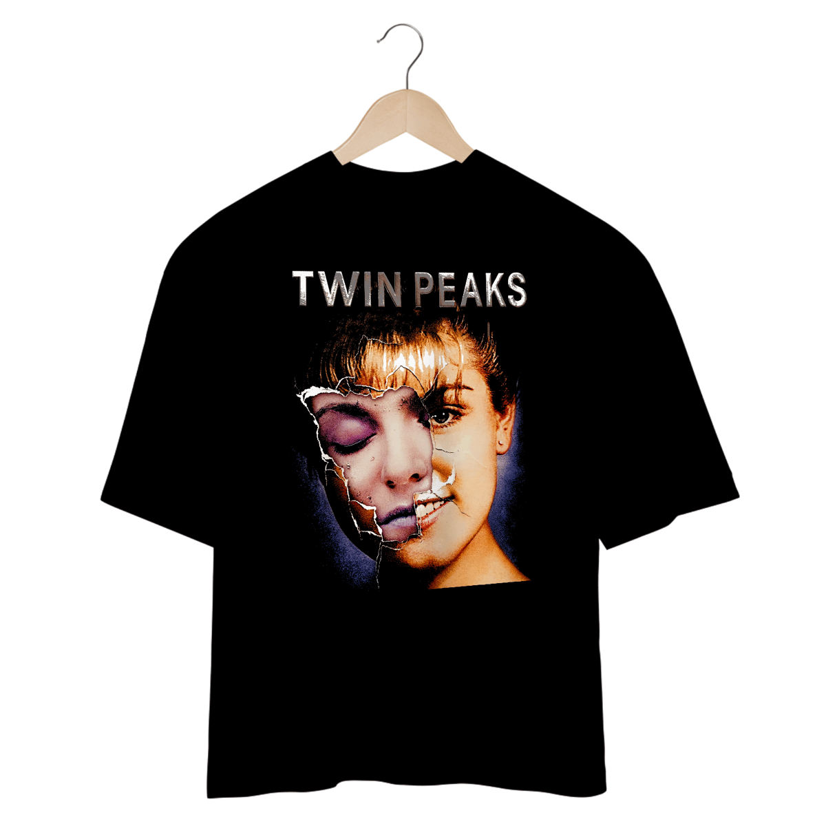 Nome do produto: Camiseta Oversized Twin Peaks Laura Mind The Gap Co.