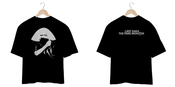 Camiseta Oversized Lady Gaga Fame Mind The Gap Co.